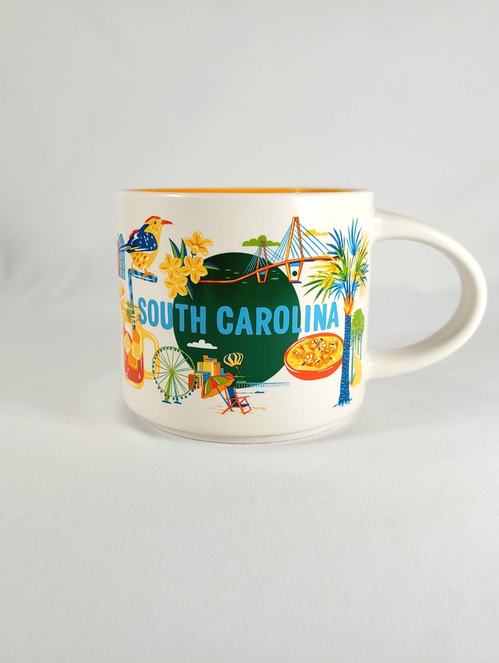 Starbucks 2024 14oz South Carolina Ceramic Coffee Mug Travel Been There Series
